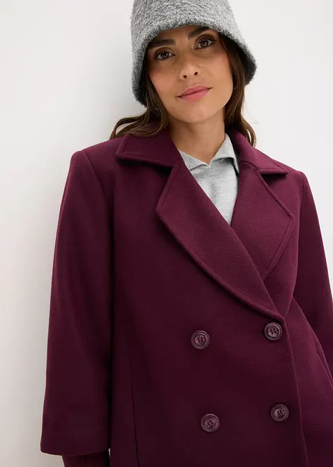 Cabanjacke mit Strick&auml;rmeln, bonprix