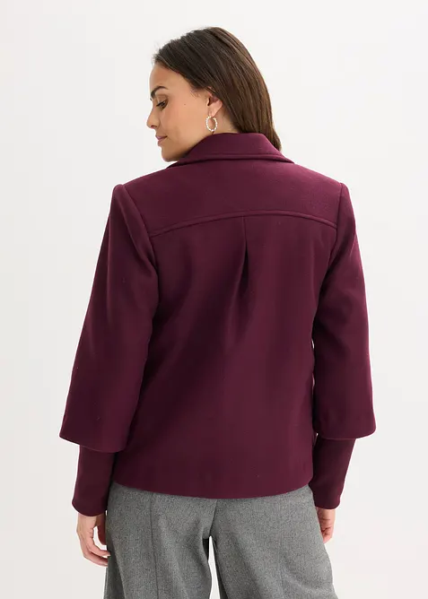 Cabanjacke mit Strick&auml;rmeln, bonprix