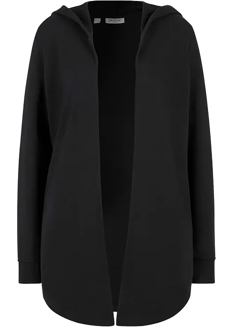 Gilet long en molleton de coton mélangé, bonprix