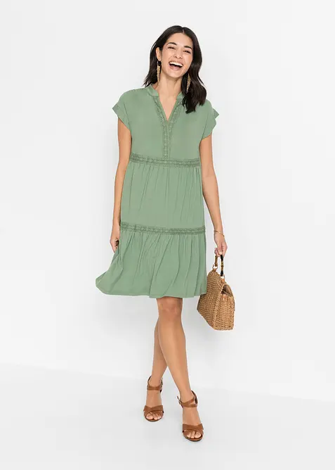 Tunika-Kleid aus softem Viskose-Mix, bonprix