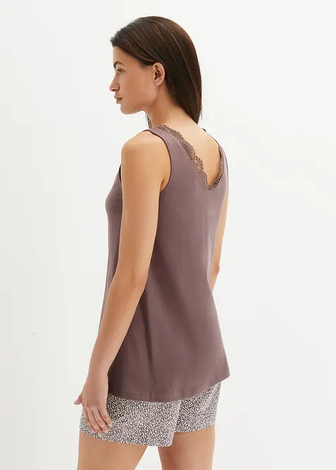 Shorty mit feiner Spitze, bonprix