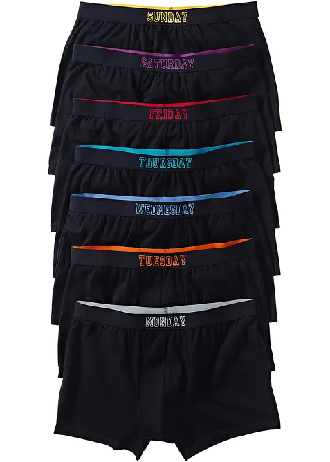 Boxershorts eng mit Baumwolle (7er Pack), bonprix