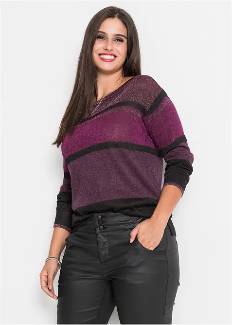 Feinstrickpullover aus Viskose-Mix, bonprix