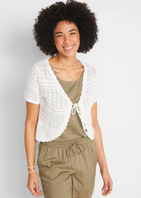 Kurzer Häkelbolero, bonprix