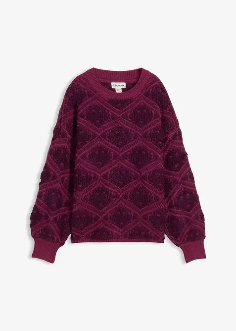 Pull en maille boxy, bonprix