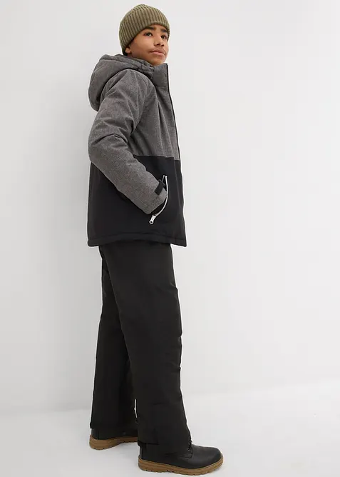 Veste d’hiver rembourrée à capuche, style color block, bonprix