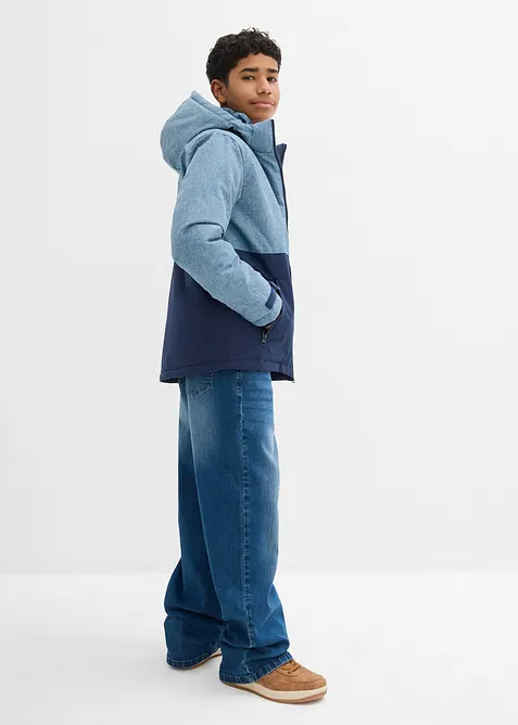 Veste d’hiver rembourrée à capuche, style color block, bonprix