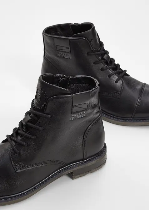 Bugatti Schnürstiefeletten aus Leder, Bugatti