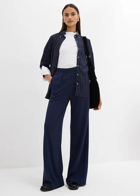 Palazzo-Hose aus bequemen Punto di Roma, bonprix