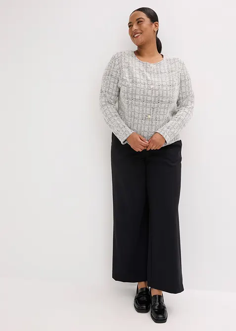 Bouclé Cardigan aus Baumwolle, bonprix