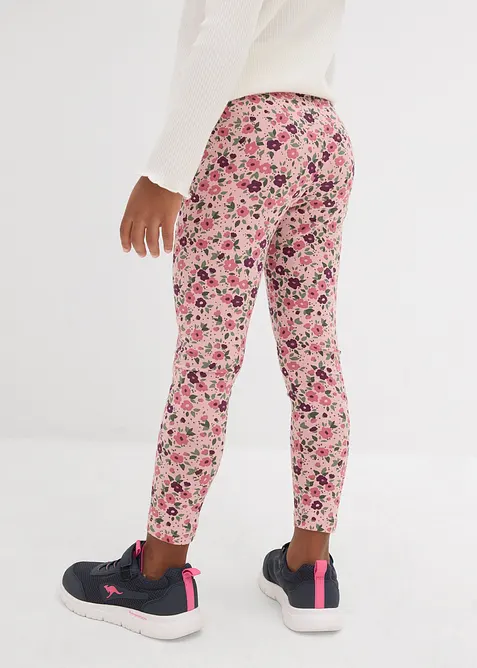 Lot de 2 leggings en coton extensible, bonprix