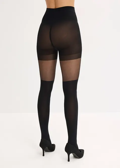 Collant sculptant, effet cuissardes, bonprix