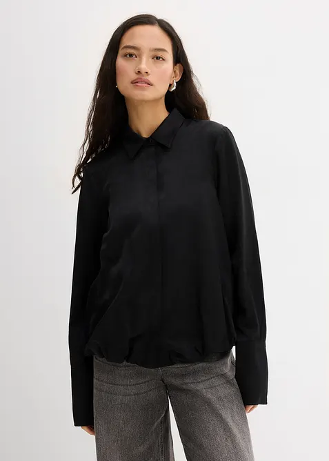 Satinbluse aus Viskose-Mix, bonprix