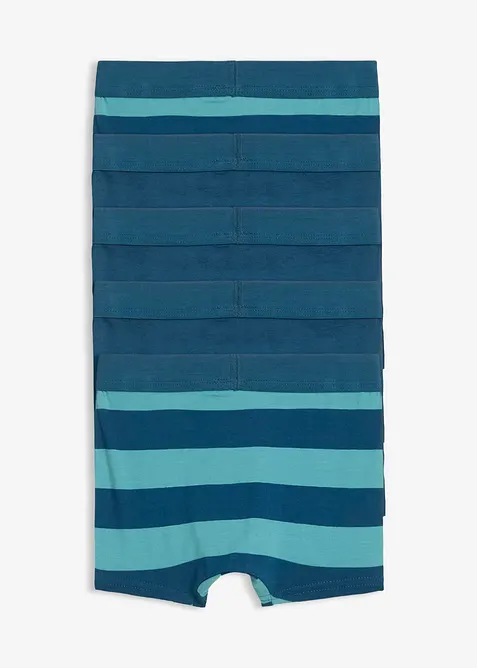 Lot de 5 boxers en coton doux et extensible, bonprix