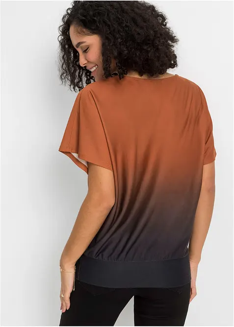 T-shirt avec d&eacute;grad&eacute; de couleurs, bonprix