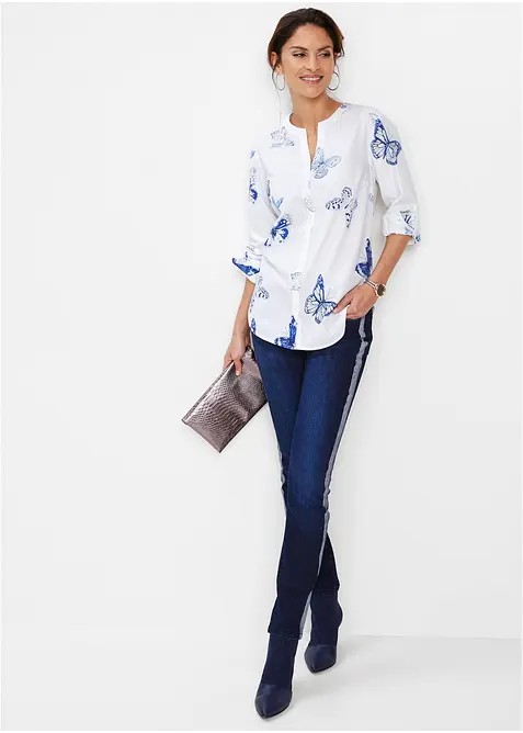 Viskose Bluse bedruckt, bonprix