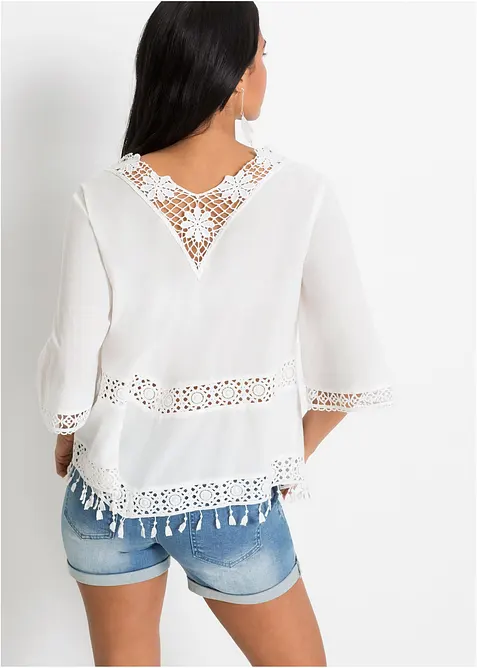 Tunique-blouse 100% coton, bonprix