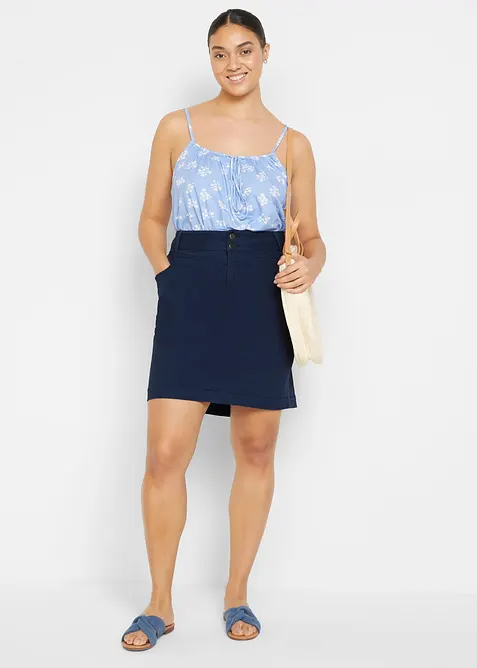 Jupe en coton extensible, bonprix