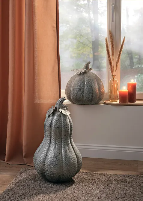 Deko-Objekte Metall-K&uuml;rbisse (2-tlg. Set), bonprix