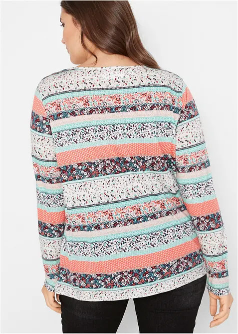 Tunique T-shirt &agrave; manches longues, bonprix