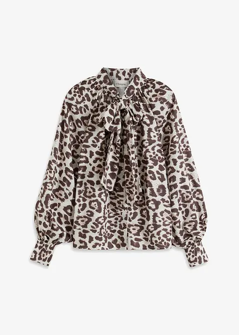 Chemisier à col lavallière, bonprix