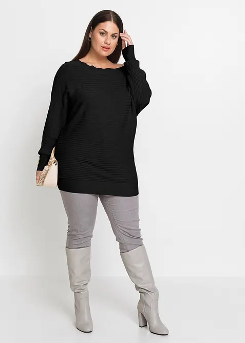 Pull en maille fine, bonprix