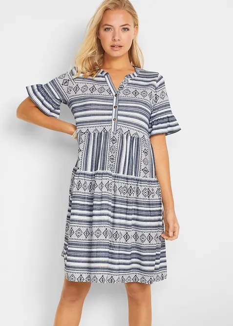 Robe en jersey de viscose mélangée, bonprix