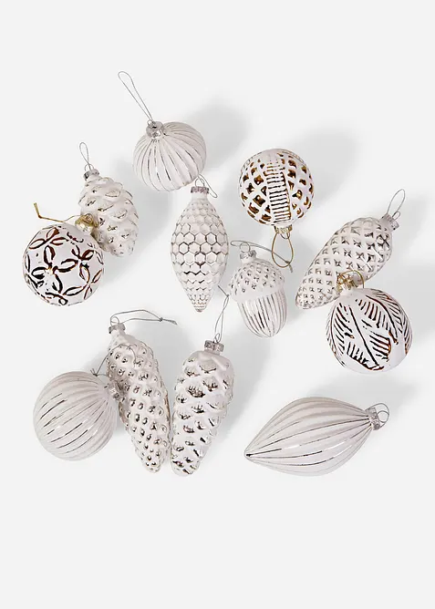 Weihnachtskugeln (12-tlg. Set), bonprix