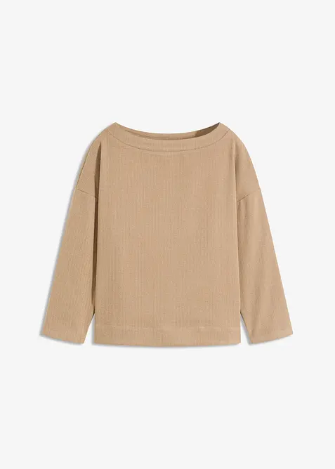 Tunique à imprimé chevrons en tissu épais, bonprix