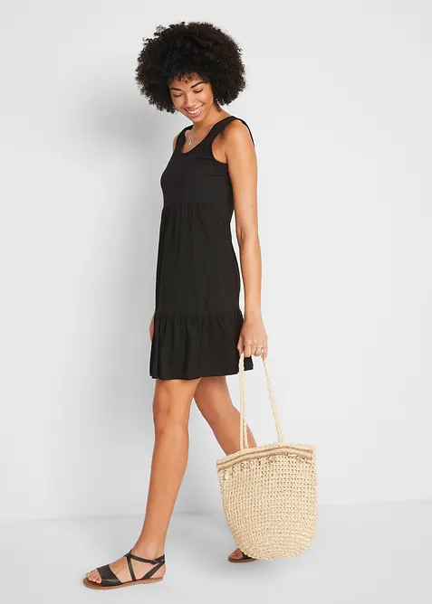 Jerseykleid aus reiner Baumwolle, bonprix