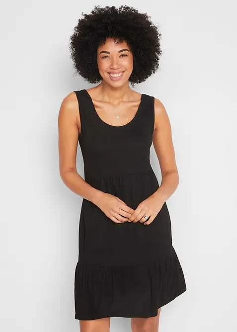 Jerseykleid aus reiner Baumwolle, bonprix