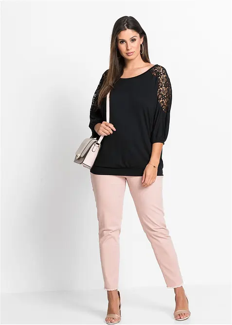 Oversize-Shirt  aus Viskose-Mix, bonprix