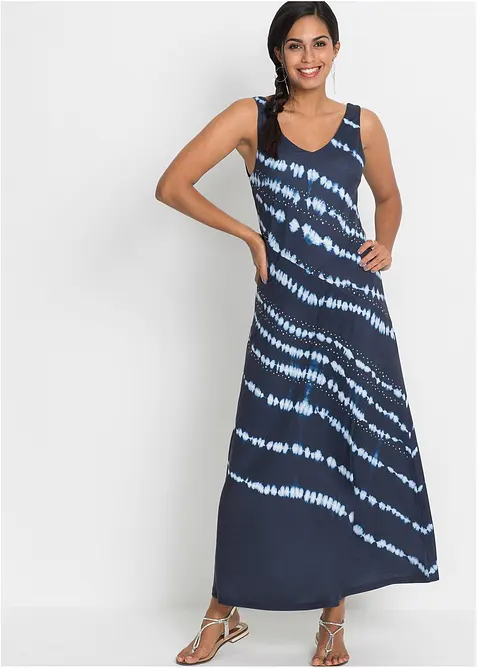Maxikleid mit Batikeffekt, bonprix