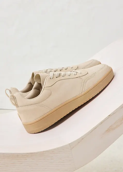 Sneaker aus Veloursleder, bonprix
