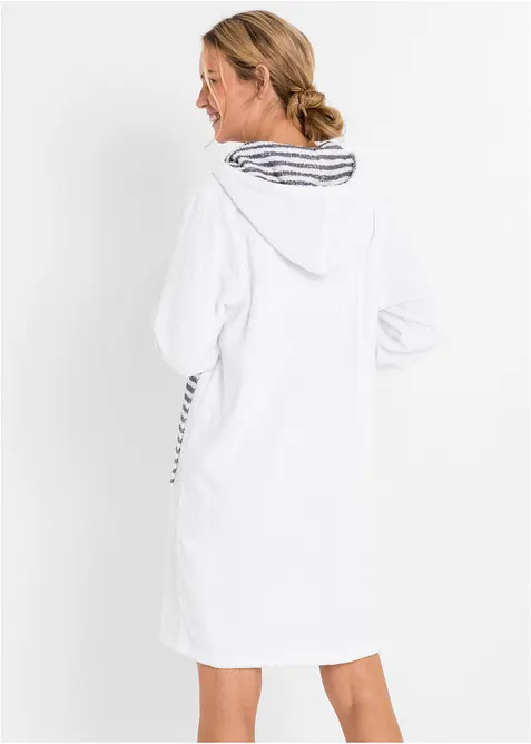 Frottee Bademantel aus Bio-Baumwolle mit Rei&szlig;verschluss, bonprix