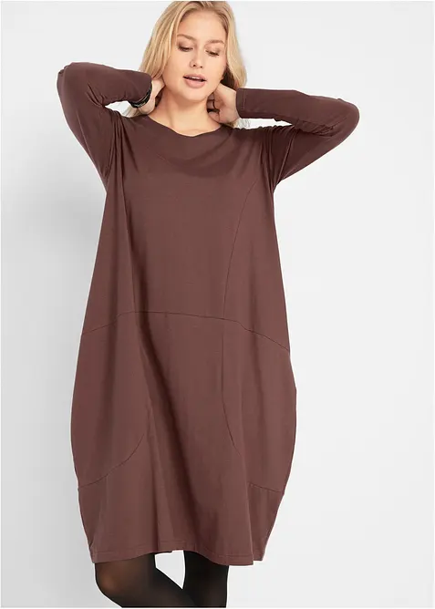 Jerseykleid in O-Shape, bonprix