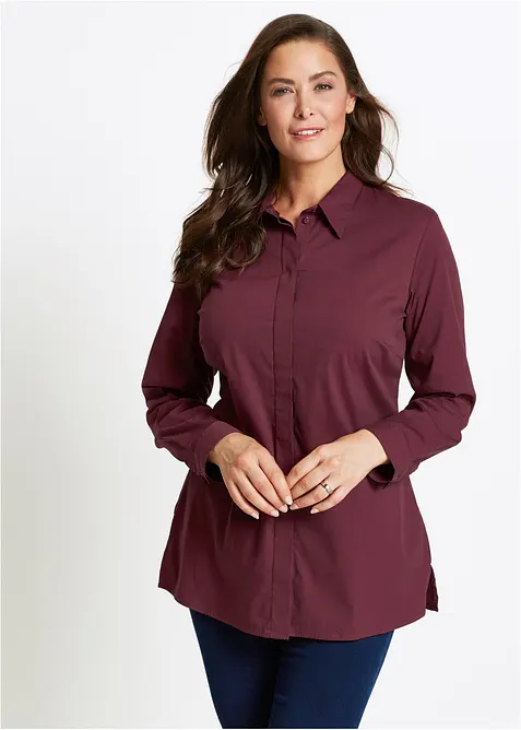 Long-Stretch-Bluse, bonprix