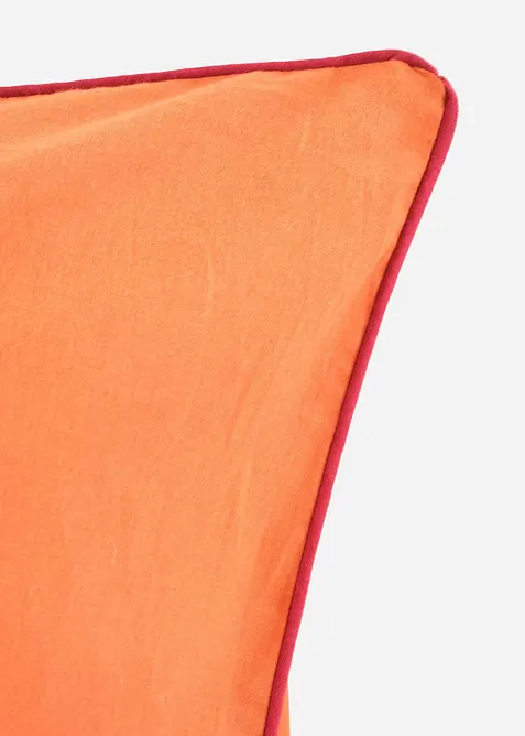 Renforc&eacute; Bettw&auml;sche mit kontrastfarbener Paspel, bonprix