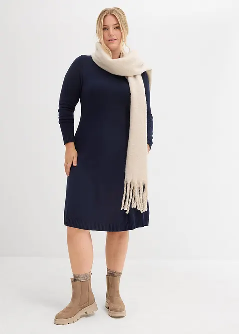 Strickkleid in ausgestellter Form, bonprix