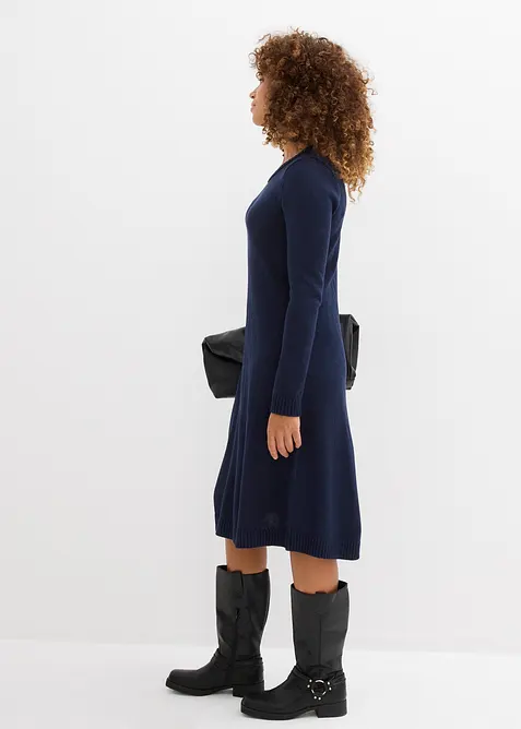 Strickkleid in ausgestellter Form, bonprix