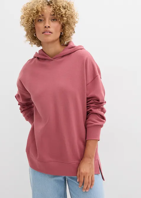 Sweat &agrave; capuche 100% coton, bonprix