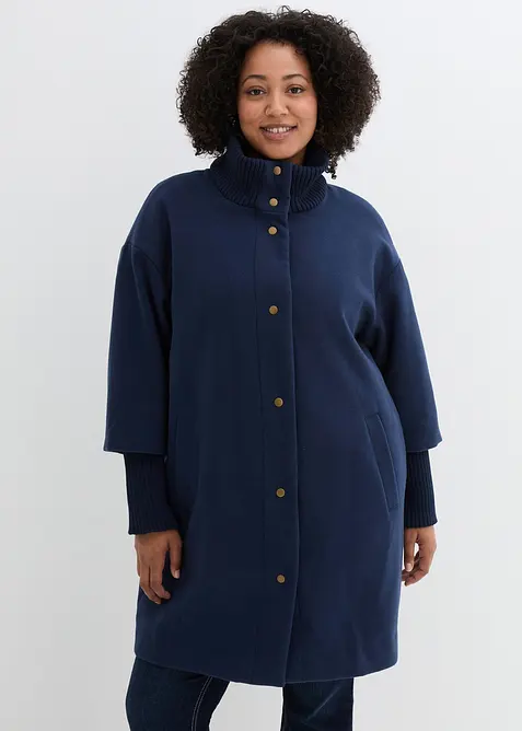 Manteau court aspect laine, bonprix