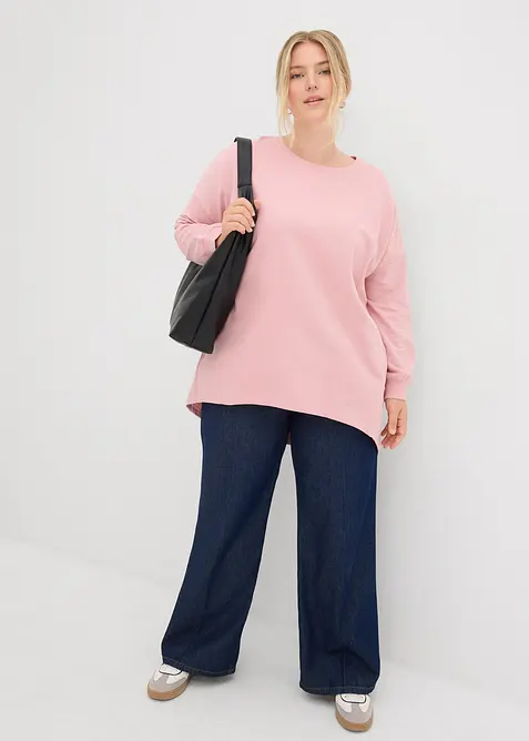 Sweat oversize 100% coton, bonprix