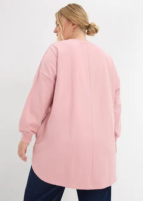 Sweat oversize 100% coton, bonprix