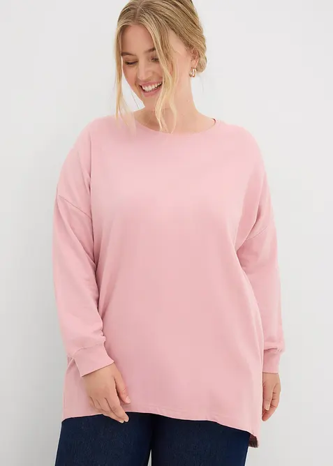 Sweat oversize 100% coton, bonprix