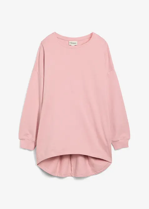 Oversize-Sweatshirt aus reiner Baumwolle, bonprix