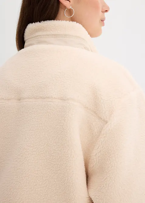 Teddy-Fleece Jacke, bonprix