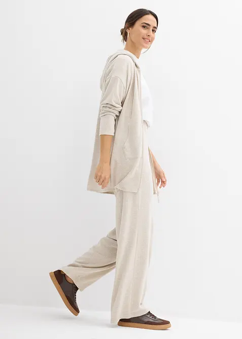 Gilet en fine maille mélangée, bonprix