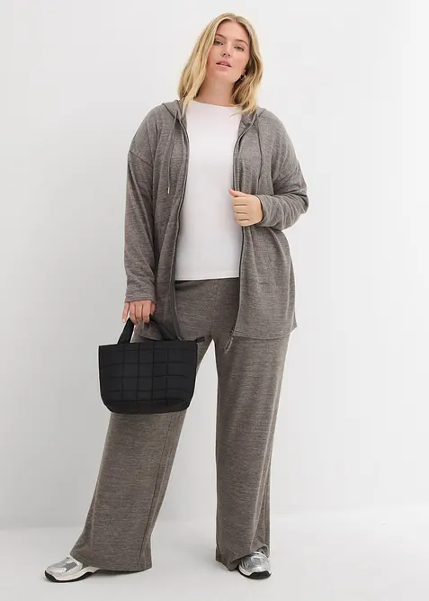 Feinstrickjacke in Strickoptik aus Viskose-Mix, bonprix