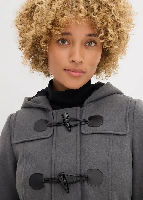 Duffle-Jacke, Wollimitat, bonprix